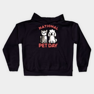 Celebrate National Pet Day with Adorable Pals Kids Hoodie